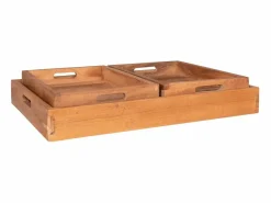 3 bandeja de teca natural^House Nordic