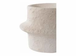 ebuy24 Portavelas Y Vela|2 candelabros cilíndricos en cemento