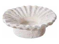 ebuy24 2 candelabros de placa de cemento Blanco Outlet