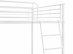 Vente-unique Cama Litera|2 literas de metal de 140 x 190 cm + colchón - GEMINI