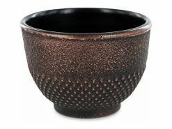 4 vasos de hierro fundido y bronce 0,15 L Negro Online
