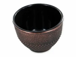 4 vasos de hierro fundido y bronce 0,15 L Negro Online