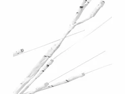 vidaxl Abedul artificial con 672 LEDs cálido 400 cm Blanco Hot