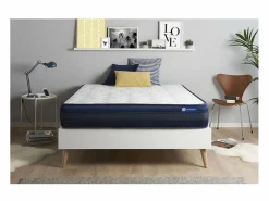 ACTISOM Colchones - 180X200Cm|- Colchón 180 x 200- Colchón Doble, Espuma Viscoelástica, 24 cm de Grosor - Soporte y Confort Muy Firmes - Alta Calidad para un Sueño Óptimo