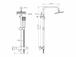 Aica Columna De Ducha|columna de ducha termostática mate rociador superior acero inoxidable para baño