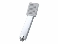 Columna de Ducha Termostática Cromo con Alcachofa Cuadrada, Rociador Superior y Barra Ajustable^Aica Outlet