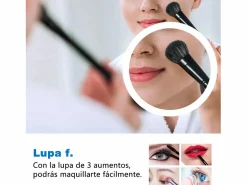 Aica Espejo de baño LED 120×70cm,Bluetooth,3×lupa Transparente Best