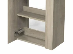 Mueble de baño con lavabo, Roble, 44 x 23 x 60 cm^Aica Outlet
