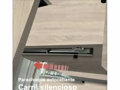 Aica Mueble de baño con lavabo,roble, 99 x 44,5 x 52 cm Color natural claro Hot