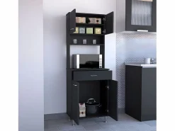 TuHome Aparador De Cocina|Alacena Della en Melamina, con cajón de riel metálico , 168.91 cm X 59.94 cm X 35.30 cm ,