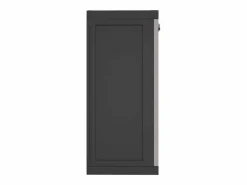 Alavieska Armario de almacenaje exterior PP y negro 65x37x85 cm^Garden Furniture New