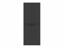 Garden Furniture Alavieska Armario de almacenaje exterior PP 65x37x165 cm Negro Sale