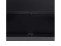 Alavieska Armario de almacenaje exterior PP y negro 65x37x165 cm^Garden Furniture Outlet