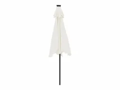 Garden Furniture Albemarle Sombrilla jardín con luces LED poste acero blanca 225x225x212cm Online