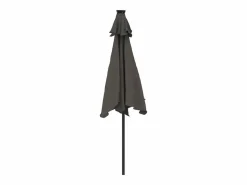 Garden Furniture Albemarle Sombrilla jardín con LEDs poste acero antracita 225x225x212 cm New