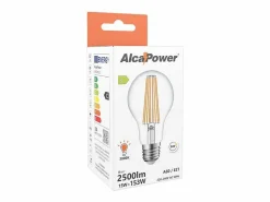 Alcapower - Bombilla LED E27 A60 de 15 W, 2500 lm, ángulo de 320°, clase energética C, Ø60 mm, luz instantánea, larga duración (3000 K)^ Discount