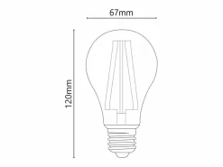 Alcapower - Bombilla LED E27 A67 de 18 W, 3280 lm, ángulo de 320°, clase energética C, Ø67 mm, luz instantánea, larga duración (6000 K)^ Best