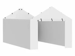 Alero de Reemplazo para Refugio de Auto SucceBuy, 304,8 x 609,6 cm, con Pared Lateral, Blanco Discount