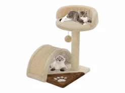 Garden Furniture Juego De Animales|Alfie Dean Rascador para gatos con poste de sisal 40 cm y marrón
