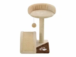 Garden Furniture Juego De Animales|Alfie Dean Rascador para gatos con poste de sisal 40 cm y marrón