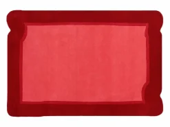 OZAIA Alfombra 100% lana tejida a mano rojo cereza y rosa, 160 x 230 cm, 2100g/m², MANOLA Rojo / Rosa Sale