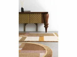 Alfombra Redonda|Alfombra algodón 120 cm diam.