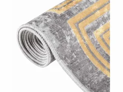 Alfombra antideslizante lavable 120x180 cm Gris Outlet