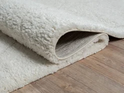 the carpet Alfombra Bahar Shaggy patrón rombos, , 160 x 230 cm Crema Clearance