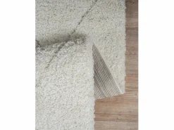 the carpet Alfombra Bahar Shaggy patrón rombos, , 160 x 230 cm Crema Clearance