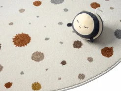 the carpet Alfombra Beat Kids Moderna Bebé Niña Niño - - 160 cm Redonda Crema Discount