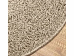 Alfombra De Cocina|Alfombra De Cocina|Alfombra ZIZUR Ø 120cm aspecto yute para interior y exterior