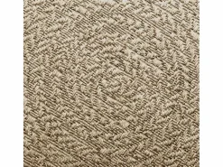 Alfombra ZIZUR 240x240 cm efecto yute para interior y exterior Beige Online