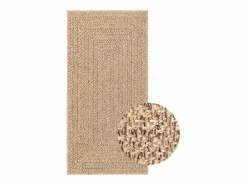 Alfombra ZIZUR 60x110 cm efecto yute interior exterior Beige Discount