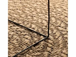 Clicnbuy Alfombra con aspecto de yute interior y exterior 90 cm Marru00f3n Sale