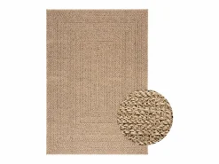 Alfombra con aspecto de yute interior y exterior 140x200 cm^Clicnbuy Clearance