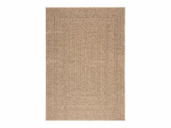 Clicnbuy Alfombra con aspecto de yute interior y exterior 120x170 cm Marru00f3n Outlet
