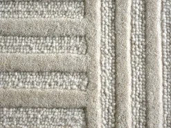OZAIA Alfombra De Salón|Alfombra con relieve de arcos de lana 100% - 160 x 230 cm - 2200g/m2 - - ASSINIE