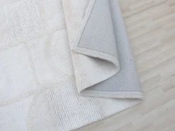 Alfombra de algodón con relieve hecha a mano - 200 x 290 cm - 1800g/m2 - - HAZELA^OZAIA Hot
