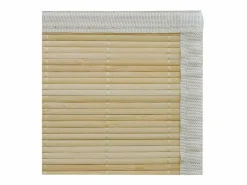 Alfombra De Cocina|Alfombra De Cocina|Alfombra de bambú natural con láminas rectangulares 150 x 200 cm