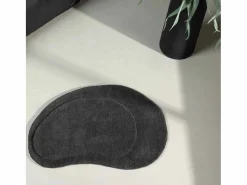 Alfombra de baño de piedra 75x50cm oscuro.^ebuy24 Hot