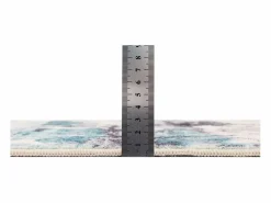 Alfombra de baño estampada con pelo suave 50x60 cm Turquesa multi Ariella Azul turquesa Clearance