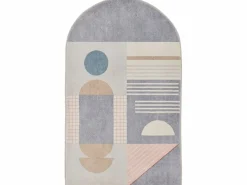 Alfombra de baño estampada con pelo suave 50x60 cm multi Ariella^ Outlet