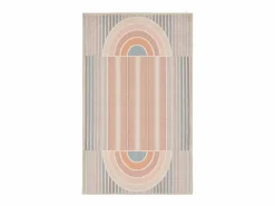 Alfombra de baño estampada con pelo suave 50x60 cm Colores pastel Ariella Multicolor
