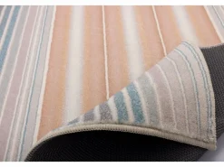 Alfombra de baño estampada con pelo suave 50x60 cm Colores pastel Ariella Multicolor
