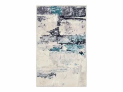 Alfombra De Baño|Alfombra de baño estampada con pelo suave 60x100 cm Turquesa multi Ariella