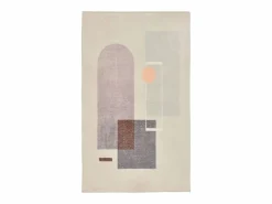 Alfombra de baño estampada con pelo suave 70x120 cm multi Ariella Gris Clearance