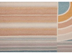 Alfombra de baño estampada con pelo suave 60x100 cm Colores pastel Ariella^ Hot
