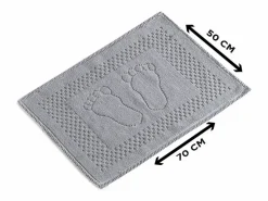 Alfombra de baño Foet gris Multicolor Discount