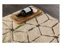 Alfombra de baño Petrus 90x60cm marrón.^ebuy24 New