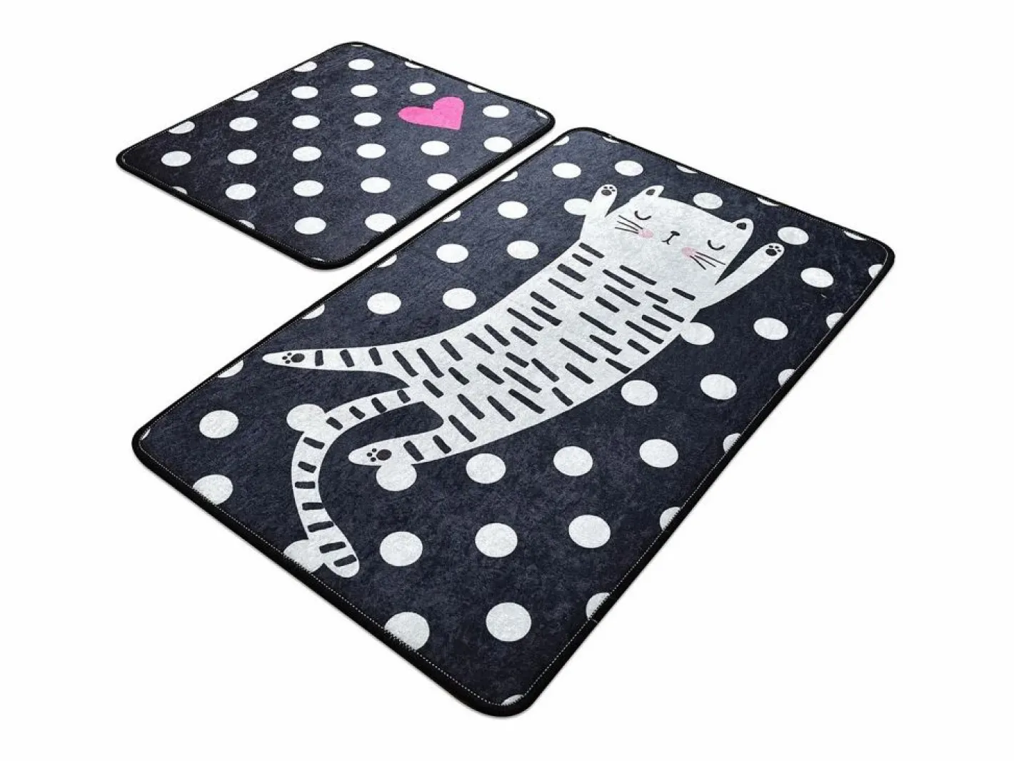 Alfombra de baño Set (2 piezas) Spotted Cat^ Sale